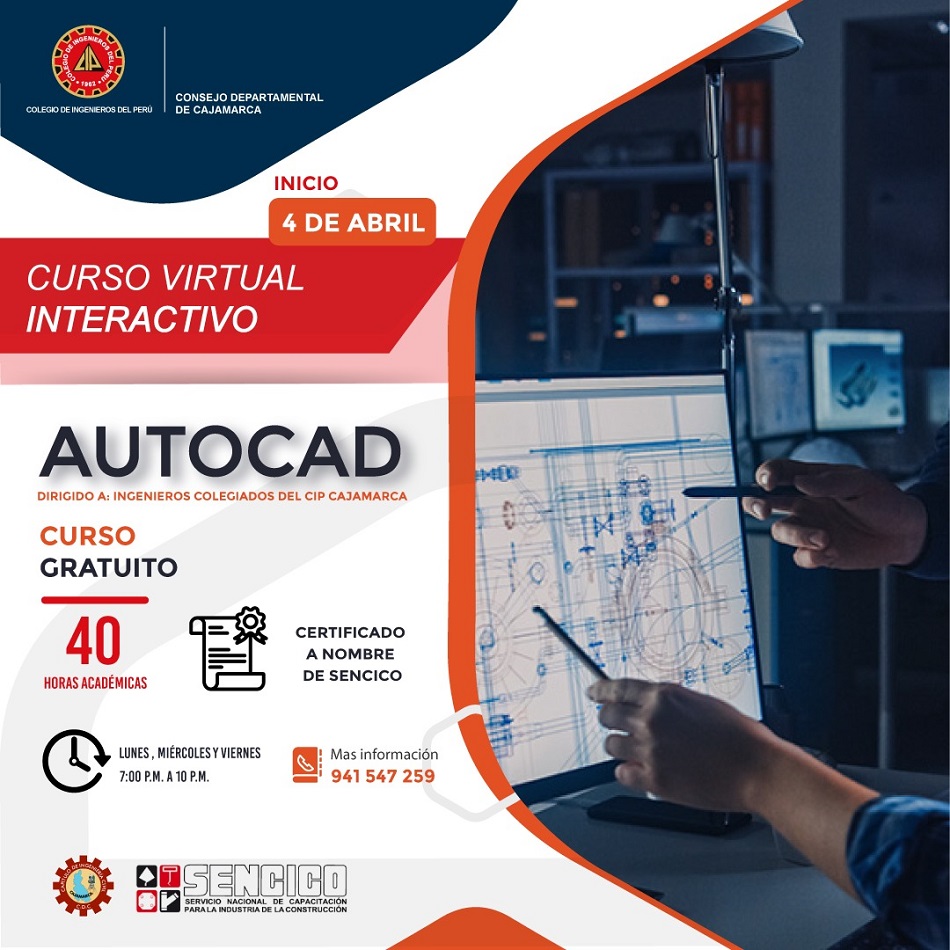 Curso Gratuito Autocad Para Ingenieros Colegiados Colegio De