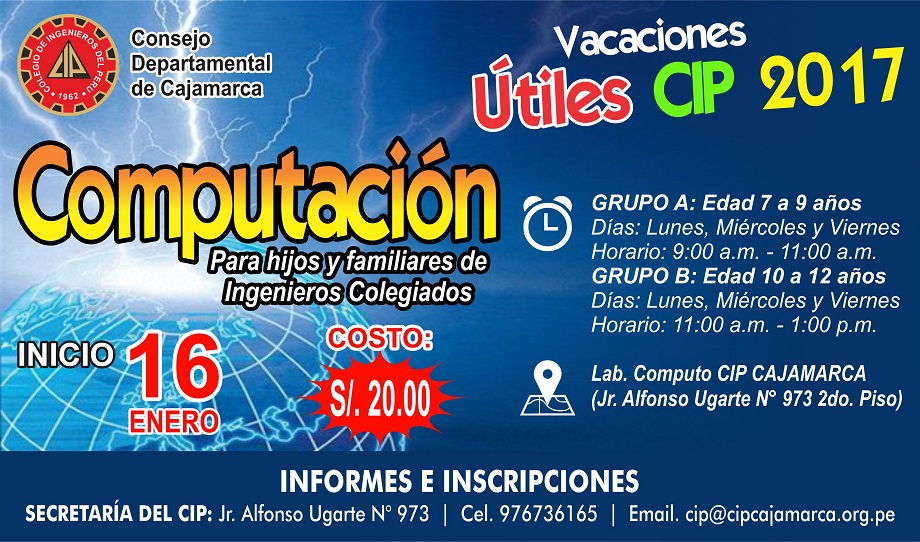 VACACIONES ÚTILES 2017: Inscripciones abiertas!