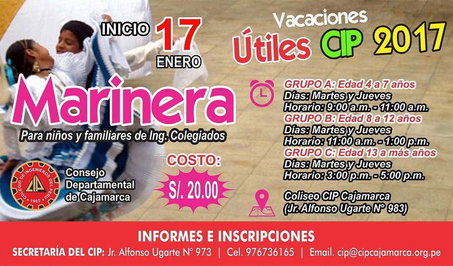 VACACIONES ÚTILES 2017: Inscripciones abiertas!