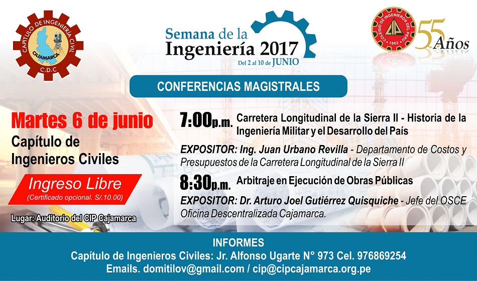 Conferencias Capítulo Ingenieros Civiles