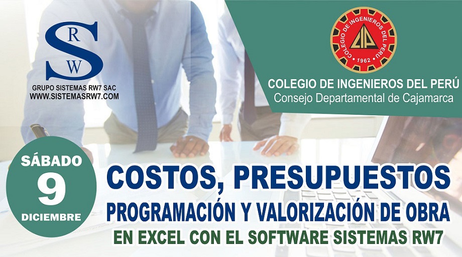 COSTOS, PRESUPUESTOS, PROGRAMACIÓN Y VALORIZACIÓN DE OBRA EN EXCEL CON EL SOFTWARE SISTEMAS RW7