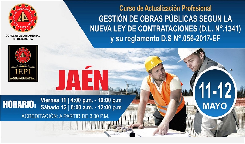 Curso de Actualización Profesional: “GESTIÓN DE OBRAS PÚBLICAS”