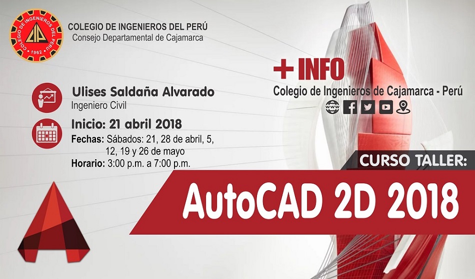 Curso Taller: AUTOCAD 2D – Inicio: 21 de abril 2018