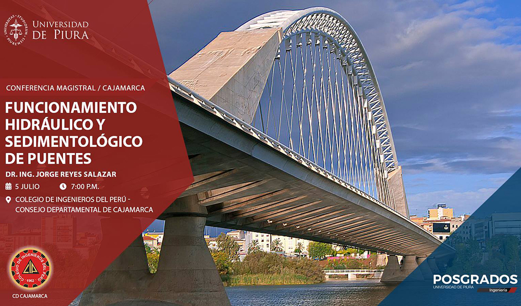 Conferencia: “Funcionamiento hidráulico y sedimentológico de puentes”