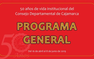 Programa General 50 años del CIP Cajamarca