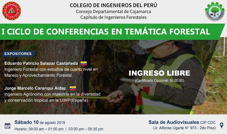 I Ciclo de Conferencias en Temática Forestal