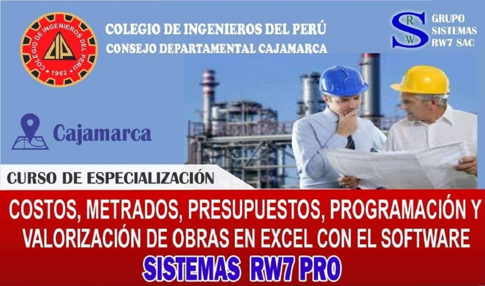 Costos, metrados, presupuesto y programación con Sistemas RW7 Pro