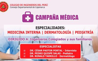 Campaña Médica para Colegiados del CIP Cajamarca