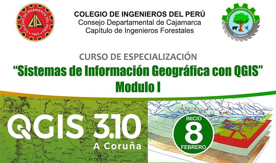 Curso Sistemas De Información Geográfica Con Qgis Módulo I Colegio De Ingenieros Del Perú 0898