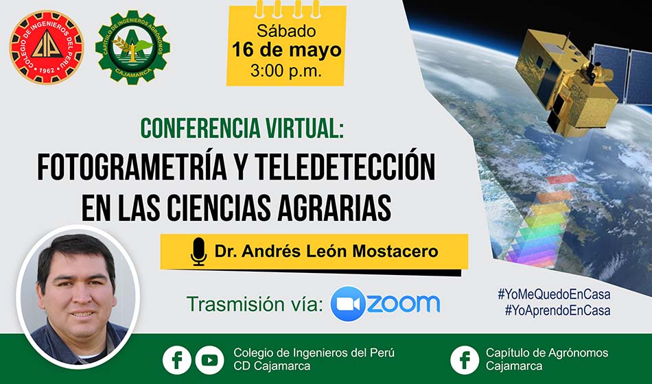 Conferencia virtual: Fotogrametría y teledetección en las Ciencias Agrarias