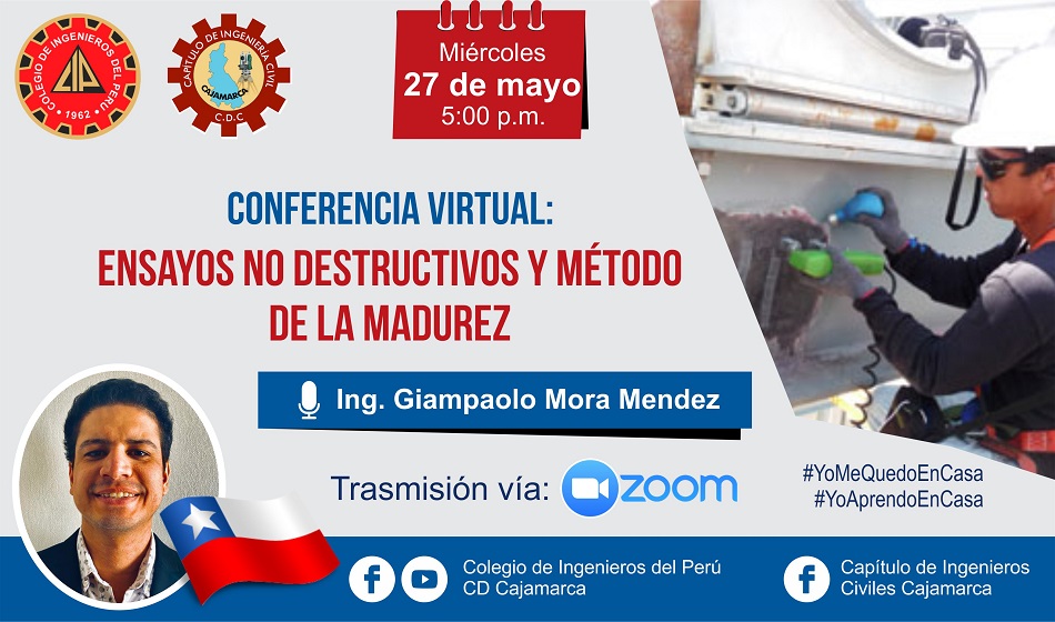 Conferencia virtual: Ensayos No Destructivos y Método de la Madurez en Concreto