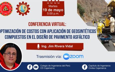 Conferencia virtual: “Optimización de costos con aplicación de Geosintéticos…