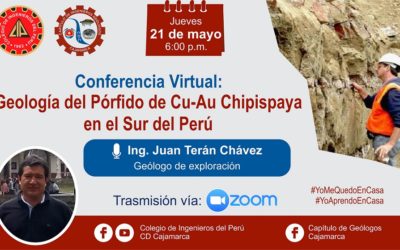 Conferencia virtual: Geología del Pórfido de Cu-Au Chipispaya en el Sur del Perú