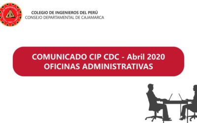 Comunicado CIP CDC – Oficinas Administrativas