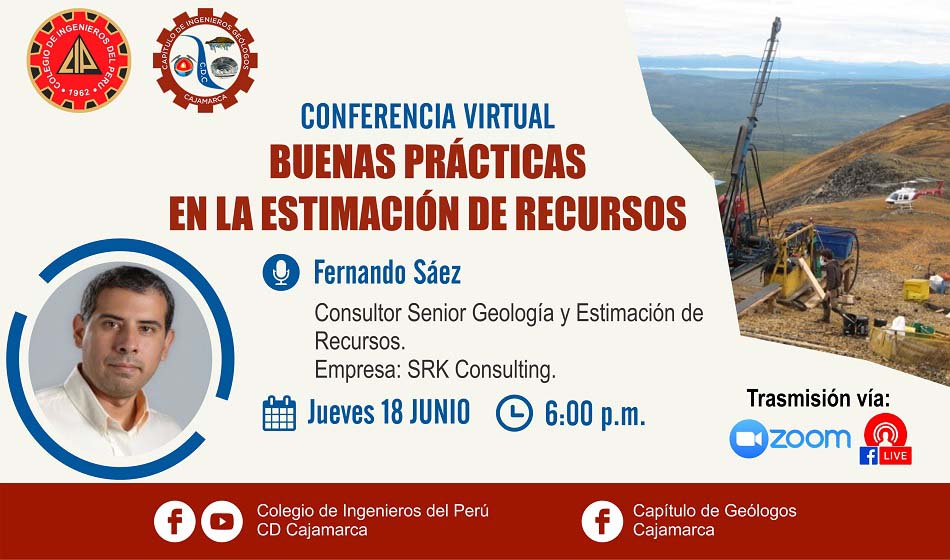 Conferencia Virtual: “Buenas prácticas en la estimación de recursos”