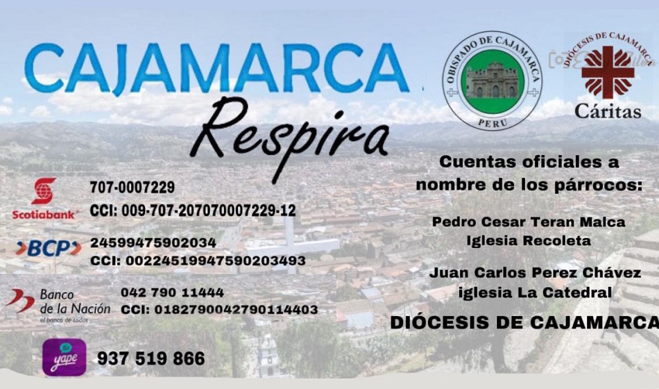 CAJAMARCA RESPIRA: ¡Únete tu también, Cajamarca nos necesita!