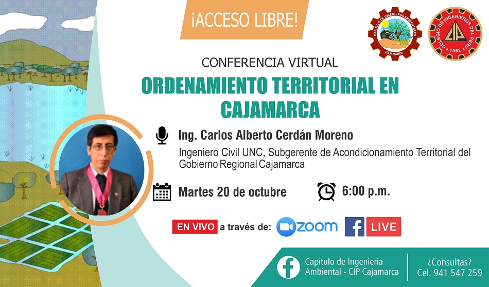 Conferencia Virtual: “Ordenamiento territorial en Cajamarca”