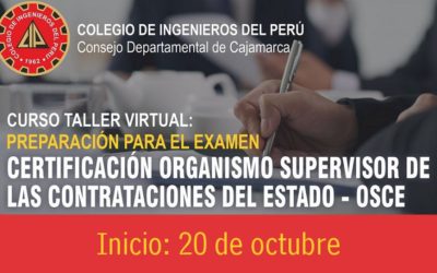 Curso Taller Virtual: “PREPARACIÓN PARA EL EXAMEN DE CERTIFICACION OSCE”