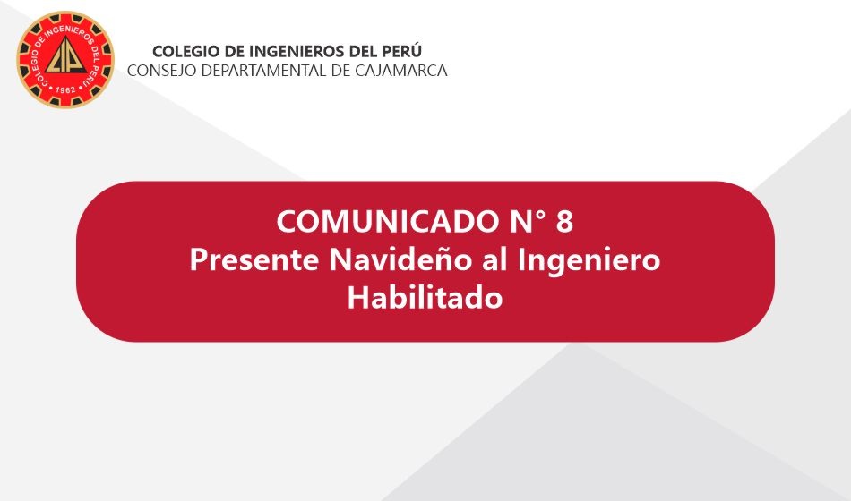 Comunicado N° 8 – Presente Navideño 2020