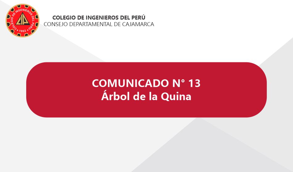 Comunicado N° 13 – En defensa del Árbol de la Quina