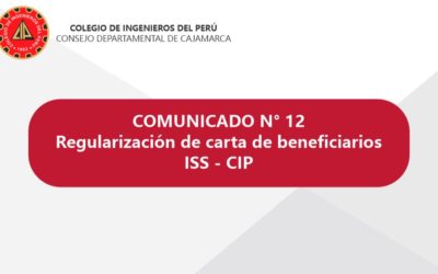 Comunicado N° 12 – Regularización de carta de declaratoria de beneficiarios