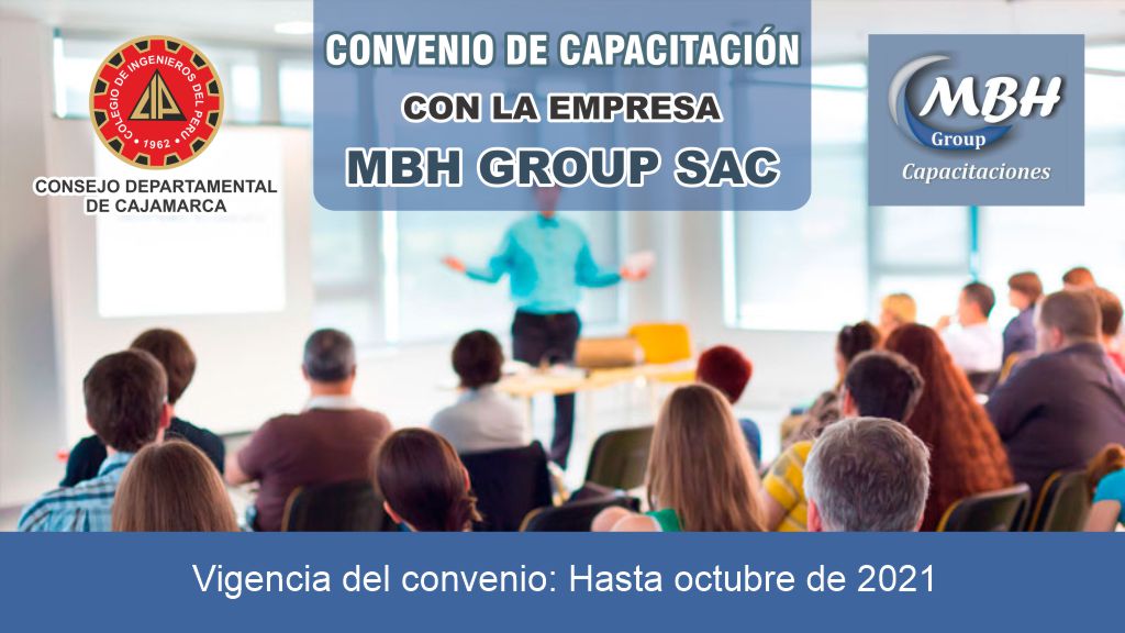 Convenio de capacitación con la empresa MBH GROUP