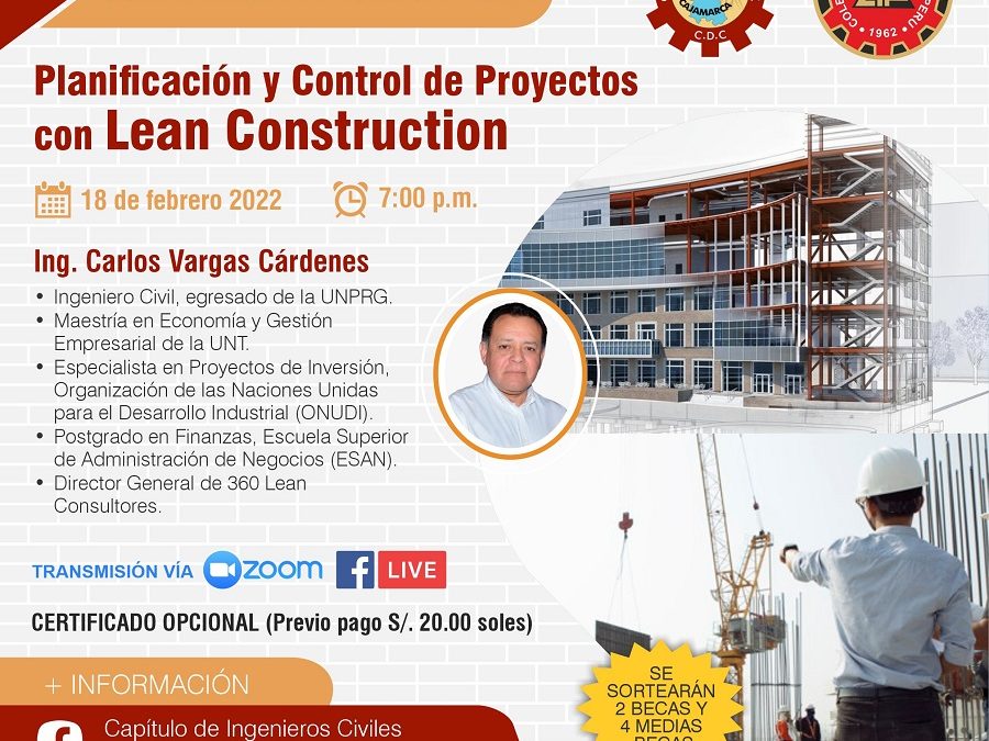 Conferencia: “Planificación y control de proyectos con Lean Construction”