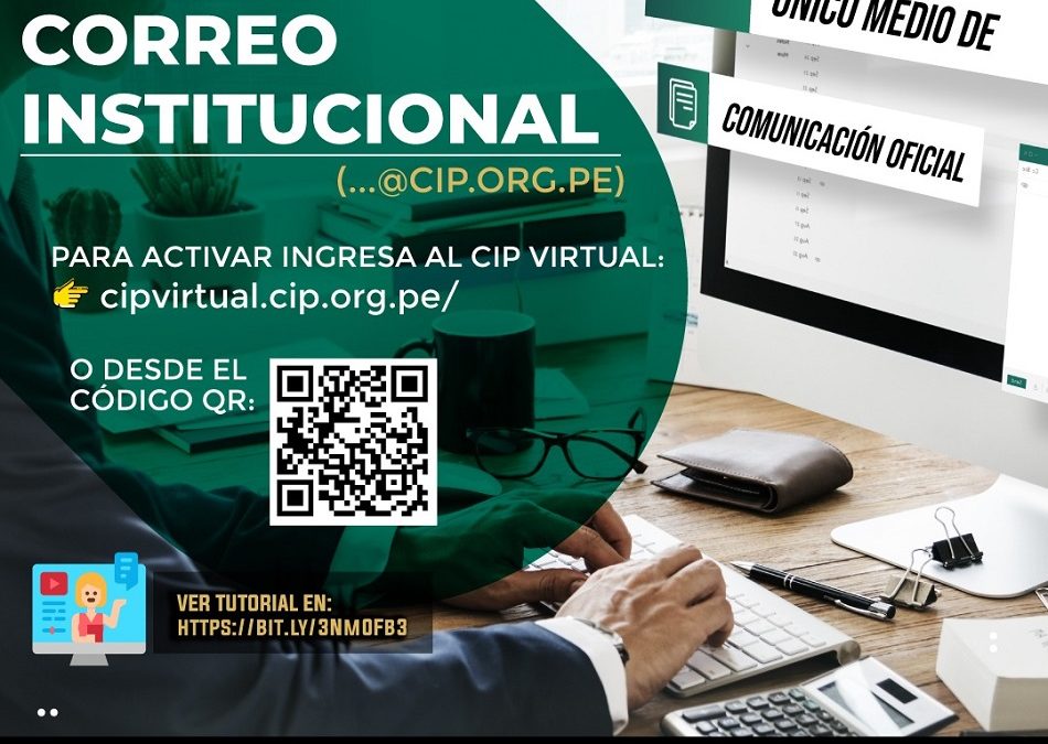 INGENIERO(A), ¡USE SU CORREO CIP!