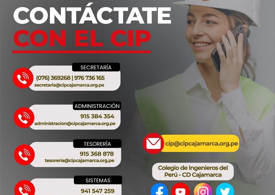 CONTÁCTATE: Oficinas administrativas