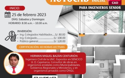 Curso virtual: “AUTOCAD INICIAL PARA INGENIEROS SENIOR”