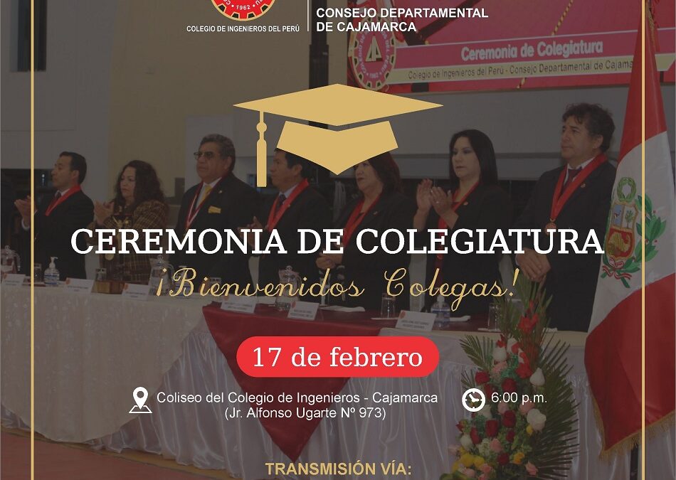 Ceremonia de Colegiatura 17 de febrero 2023