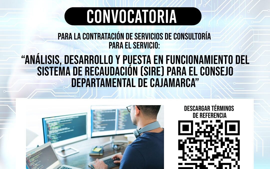 CONVOCATORIA: Consultoría para el Sistema SIRE