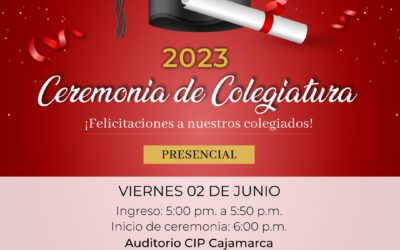 Ceremonia de Colegiatura 2 de junio de 2023