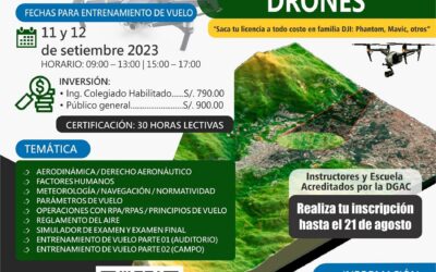 Curso para acreditación: “Operador / Piloto RPAS DRONES”