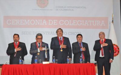 Se realizó la primera ceremonia de colegiatura en la Sede Descentralizada de Chota