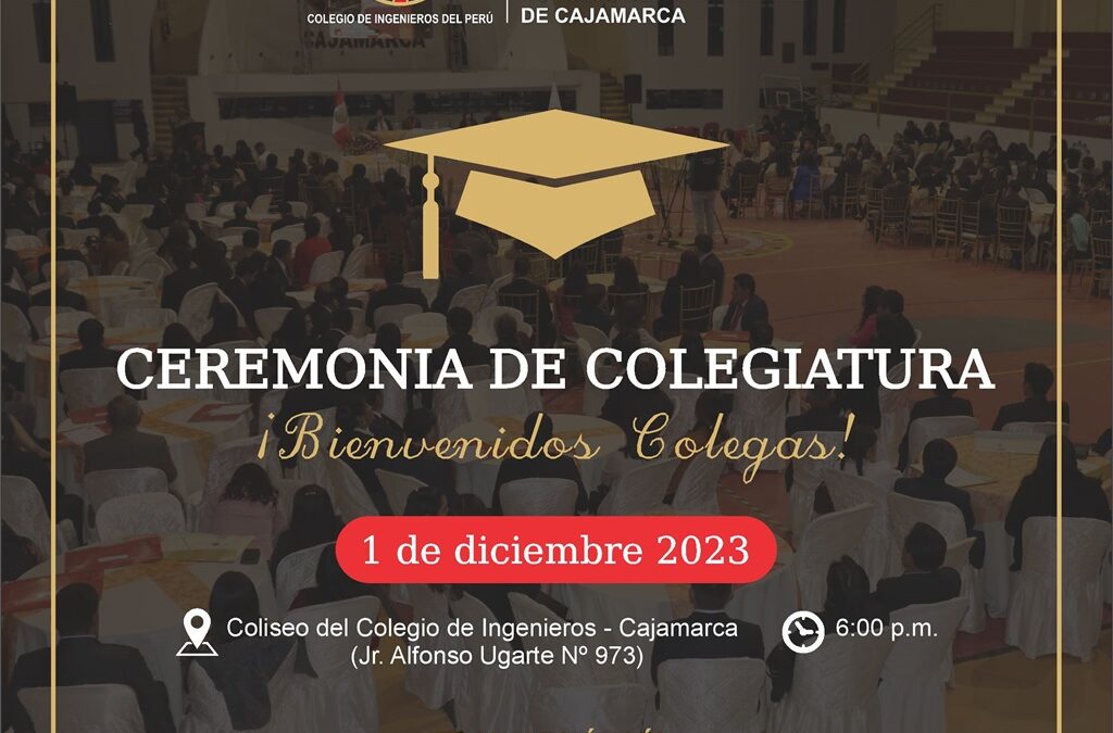 Ceremonia de Colegiatura 1 de diciembre 2023