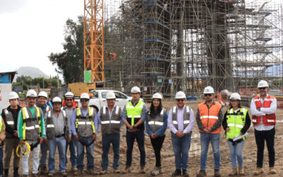 COLEGIO DE INGENIEROS INSPECCIONA TRABAJOS EN EL RESERVORIO ELEVADO