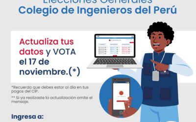 Participa de la elecciones generales del CIP