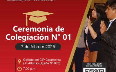 Ceremonia de Colegiación N° 01 – 7 de febrero 2025