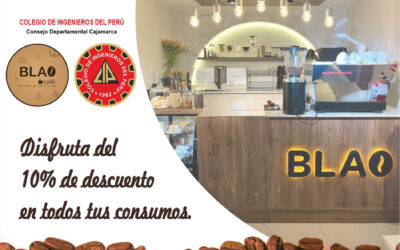CONVENIO INSTITUCIONAL CON LA EMPRESA BLAO CAFE