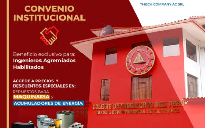 CONVENIO INSTITUCIONAL CON LA EMPRESA TECH COMPANY AC SRL