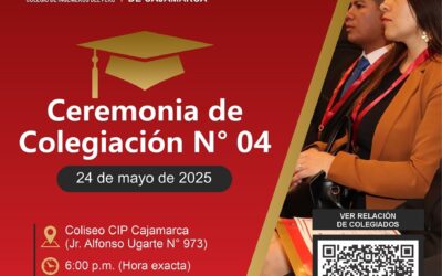 Ceremonia de Colegiación N° 04 – 24 de mayo de 2025