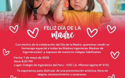 El CIP CD Cajamarca invita a la celebración por el DÍA DE LA MADRE 2025