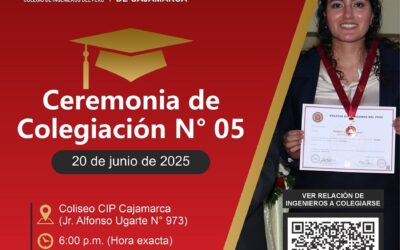 Ceremonia de Colegiación N° 05 – 20 de junio de 2025