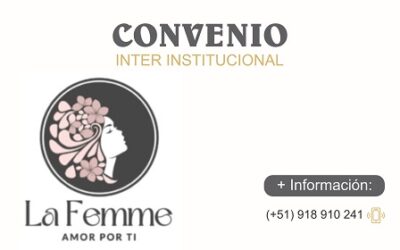 CONVENIO INSTITUCIONAL CON LA EMPERSA LA FEMME SRL