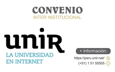 CONVENIO INSTITUCIONAL CON LA UNIVERSIDAD EN INTERNET – UNIR