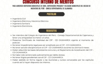 CONCURSO INTERNO DE MÉRITOS para acreditar Inspectores y Delegados Municipales